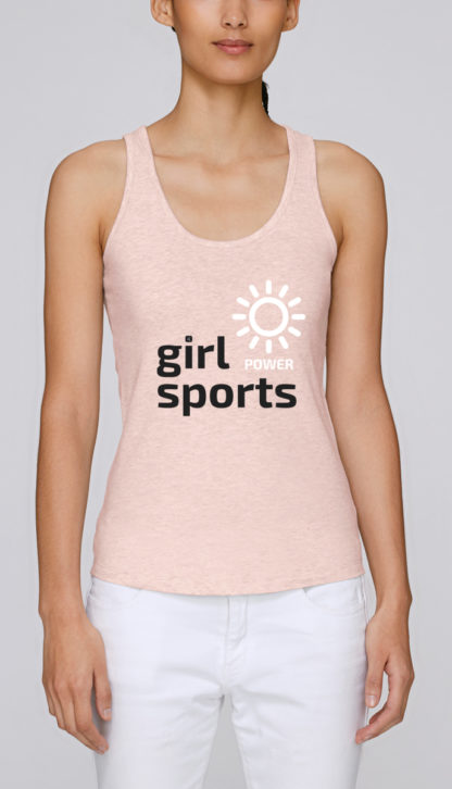 Débardeur bio femme Girl Power Sports