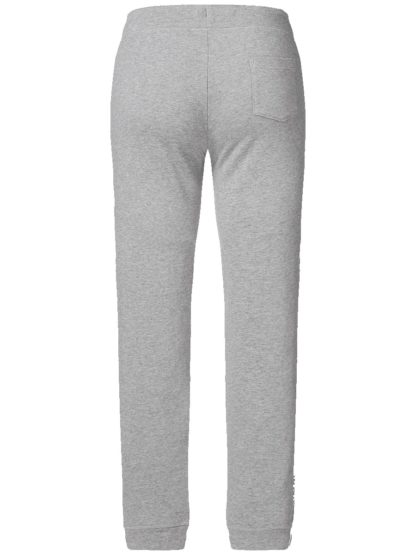 Pantalon de Jogging Femme coton bio - Gris chiné - Dos